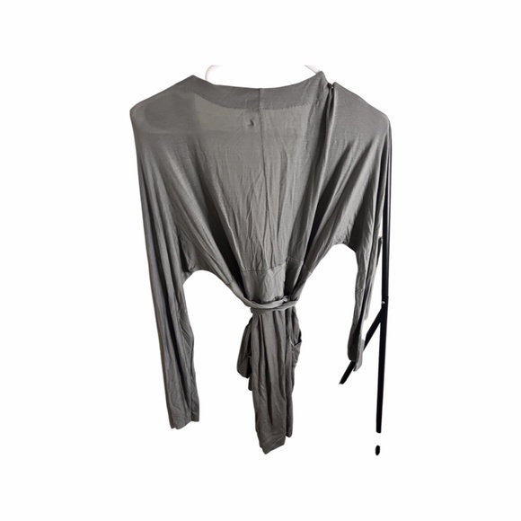 WILFRED GREY WRAP DRESS - Picture 2 of 5